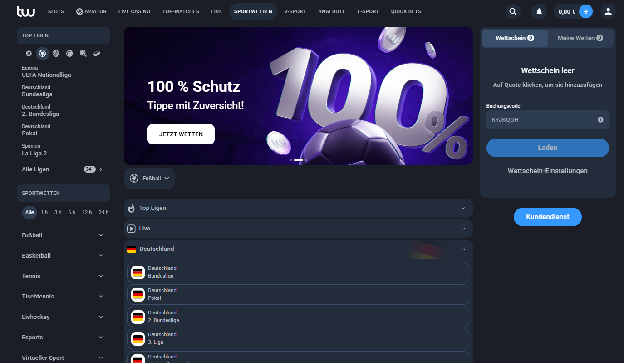 Sportwetten bei Twin
